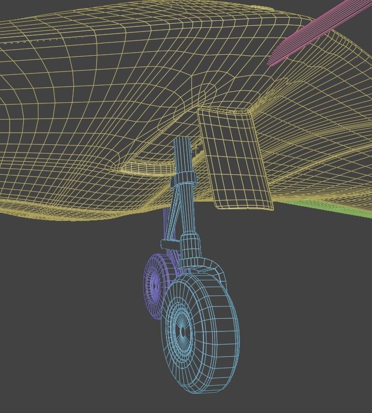 P-175 POLECAT UAV SKUNK WORKS - Low-poly 3D model_16