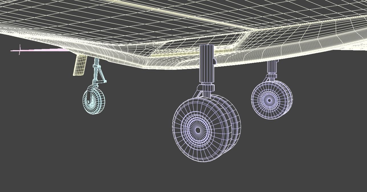 P-175 POLECAT UAV SKUNK WORKS - Low-poly 3D model_35