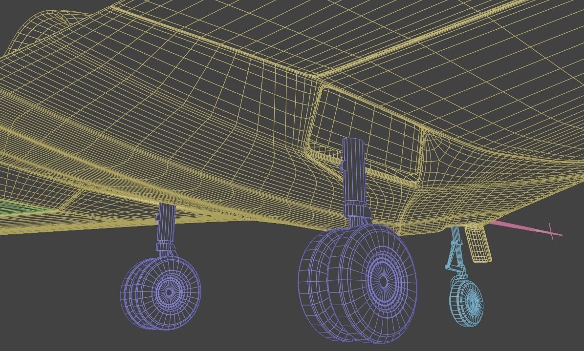 P-175 POLECAT UAV SKUNK WORKS - Low-poly 3D model_25