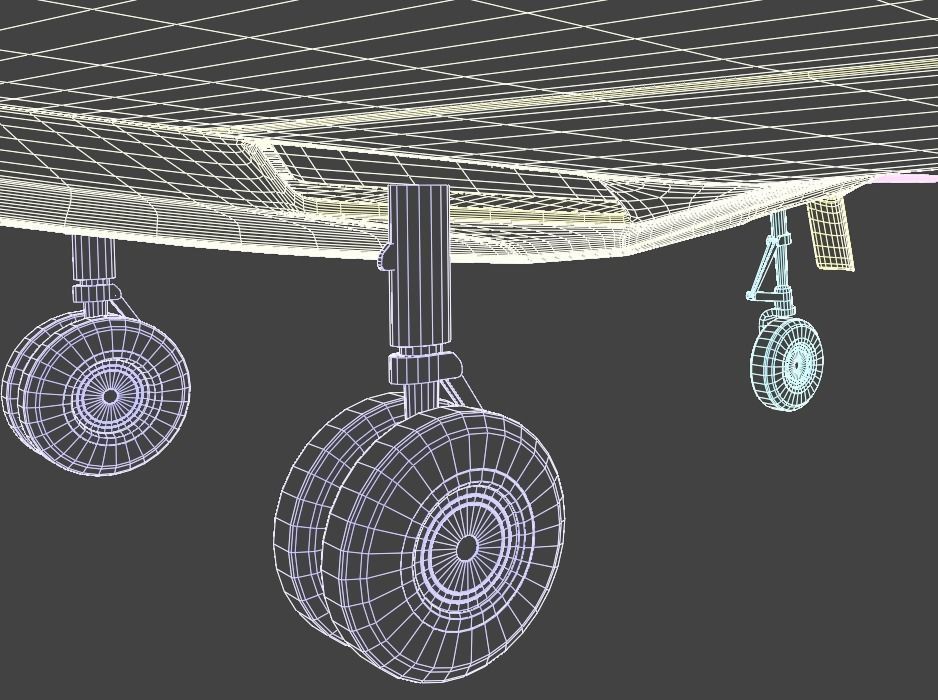 P-175 POLECAT UAV SKUNK WORKS - Low-poly 3D model_34