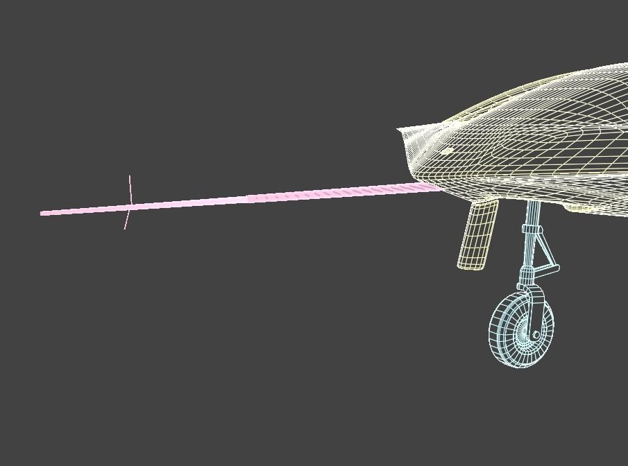 P-175 POLECAT UAV SKUNK WORKS - Low-poly 3D model_31