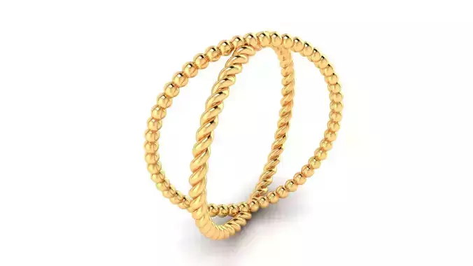 Ring M166 The luxury female abstract ring wedding