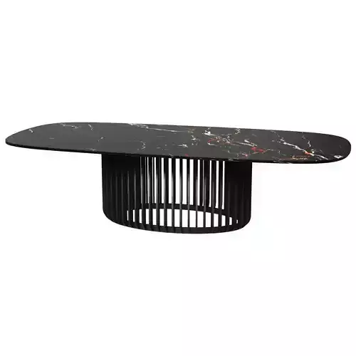 Juice TP 152 R Dining Table - Black Ash Thunder Night
