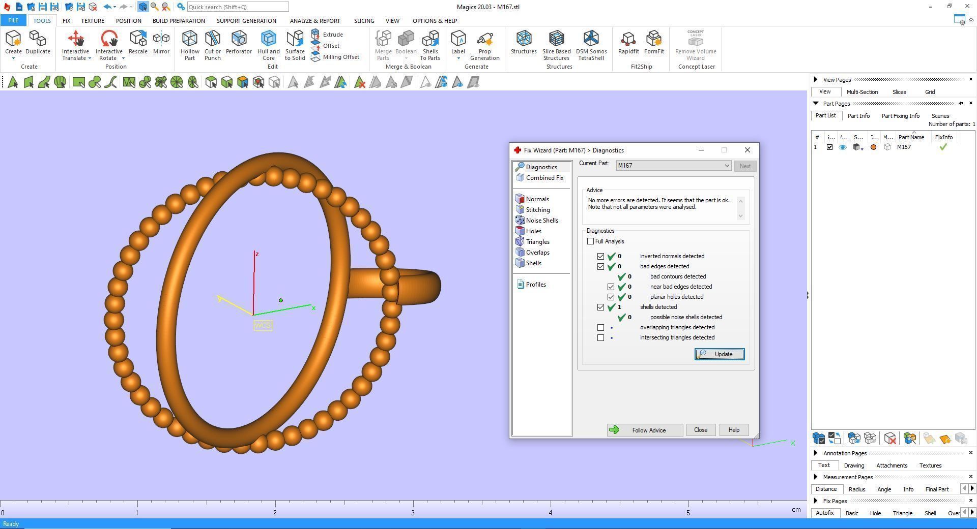 Ring M167 The luxury female abstract ring wedding 3D print model_16