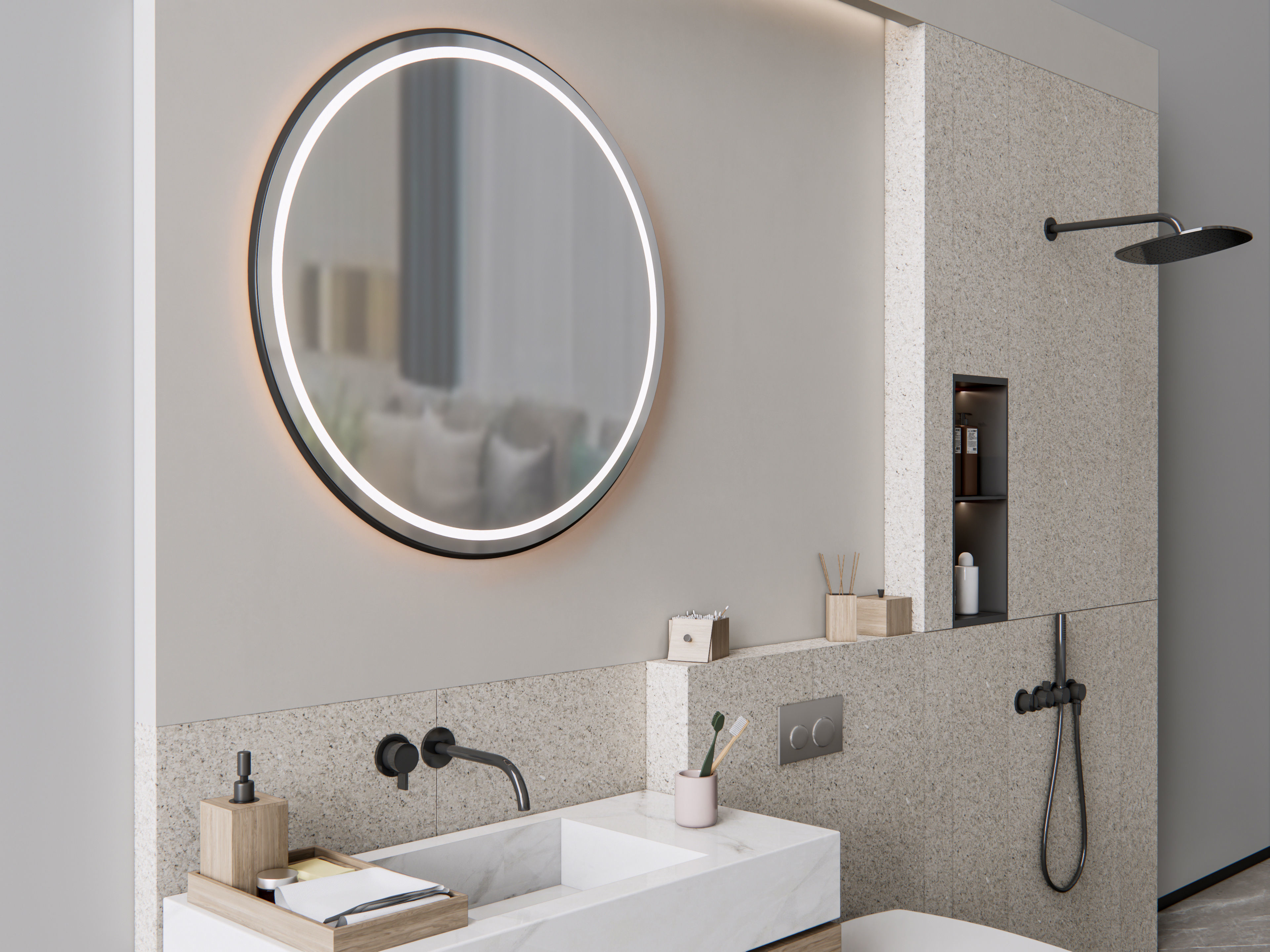 Vanity bathroom set 10 3D model_17