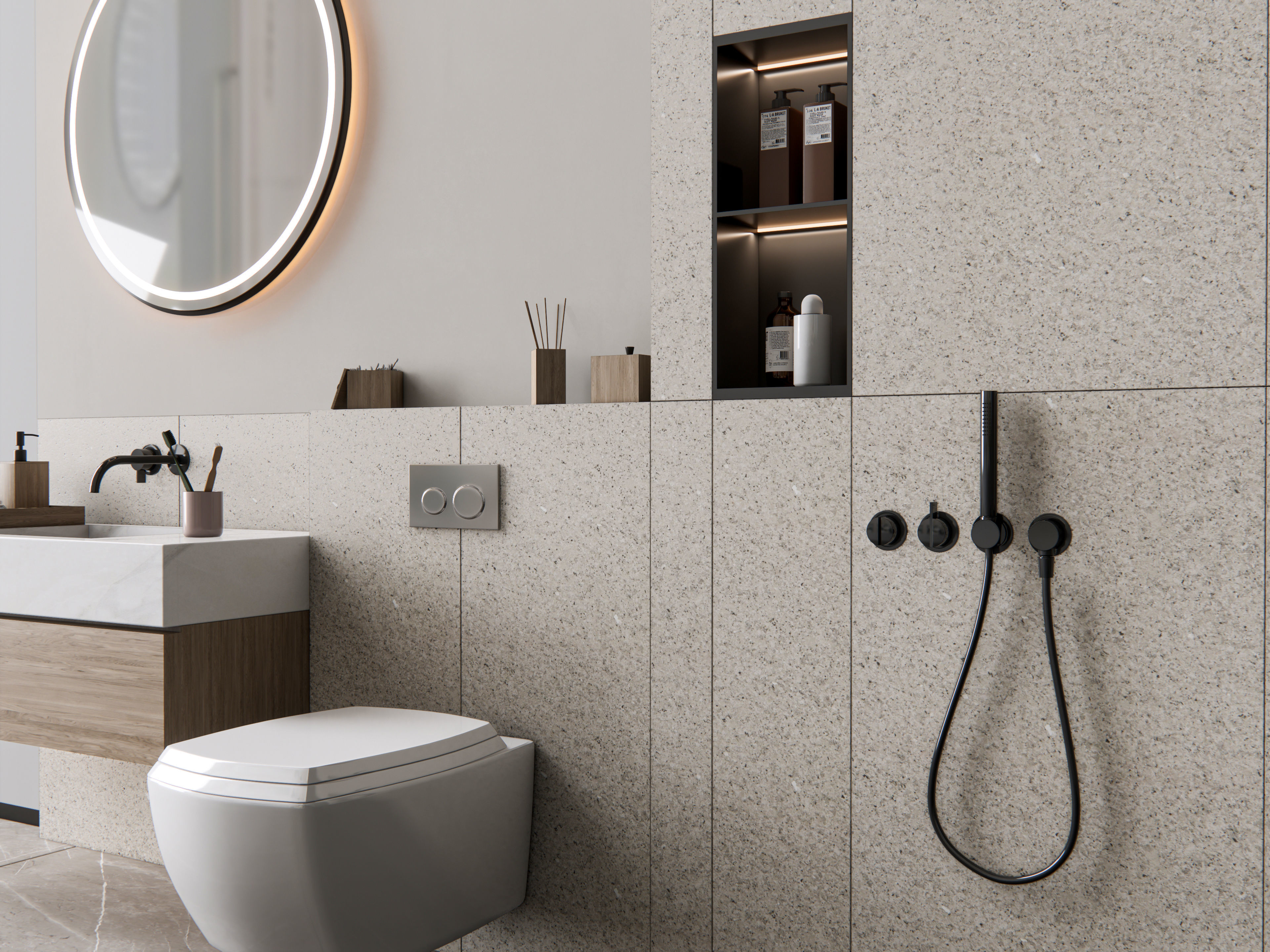 Vanity bathroom set 10 3D model_10