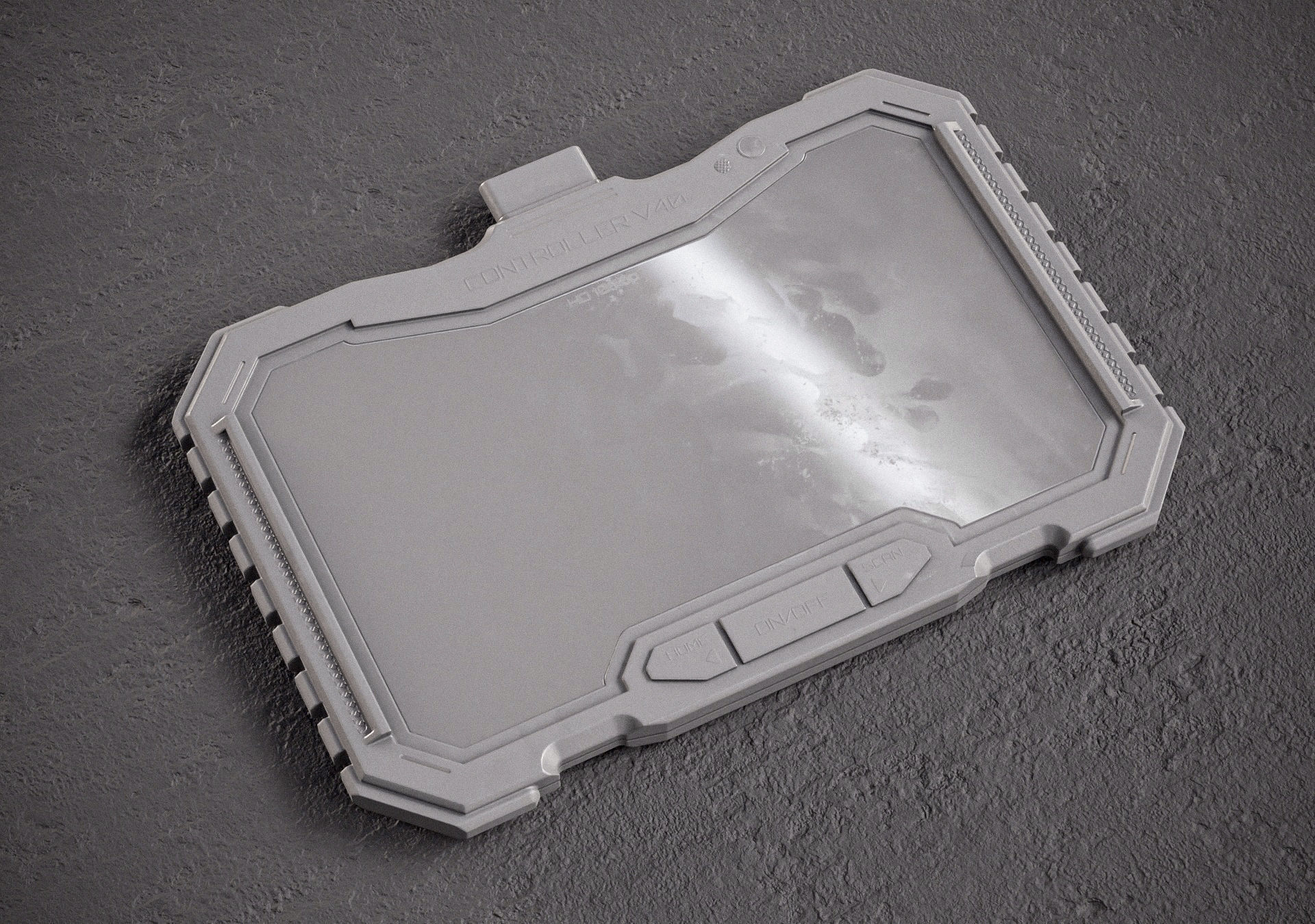 Sci-fi Military Controller V40 PBR Low-poly 3D model_13