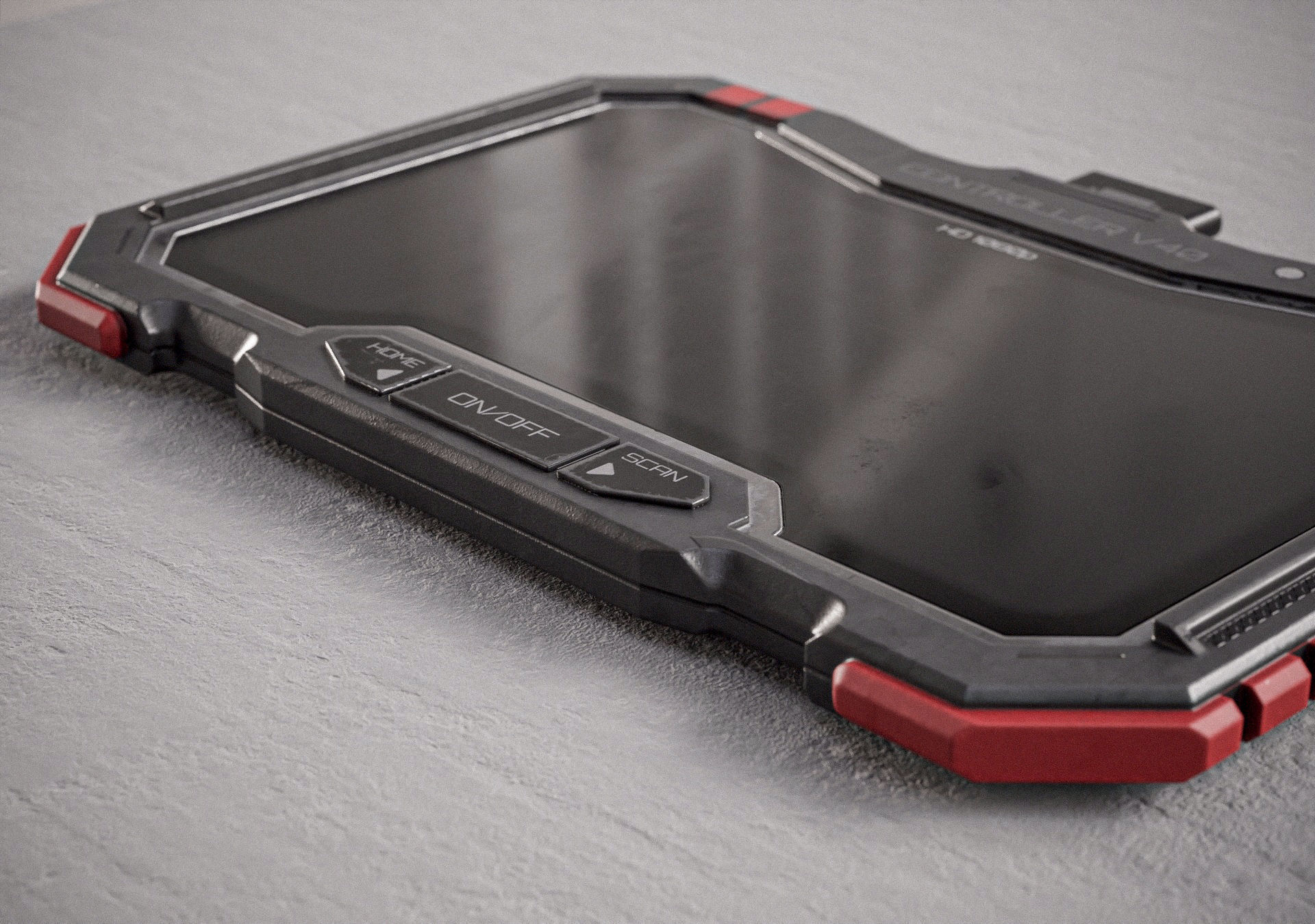 Sci-fi Military Controller V40 PBR Low-poly 3D model_11