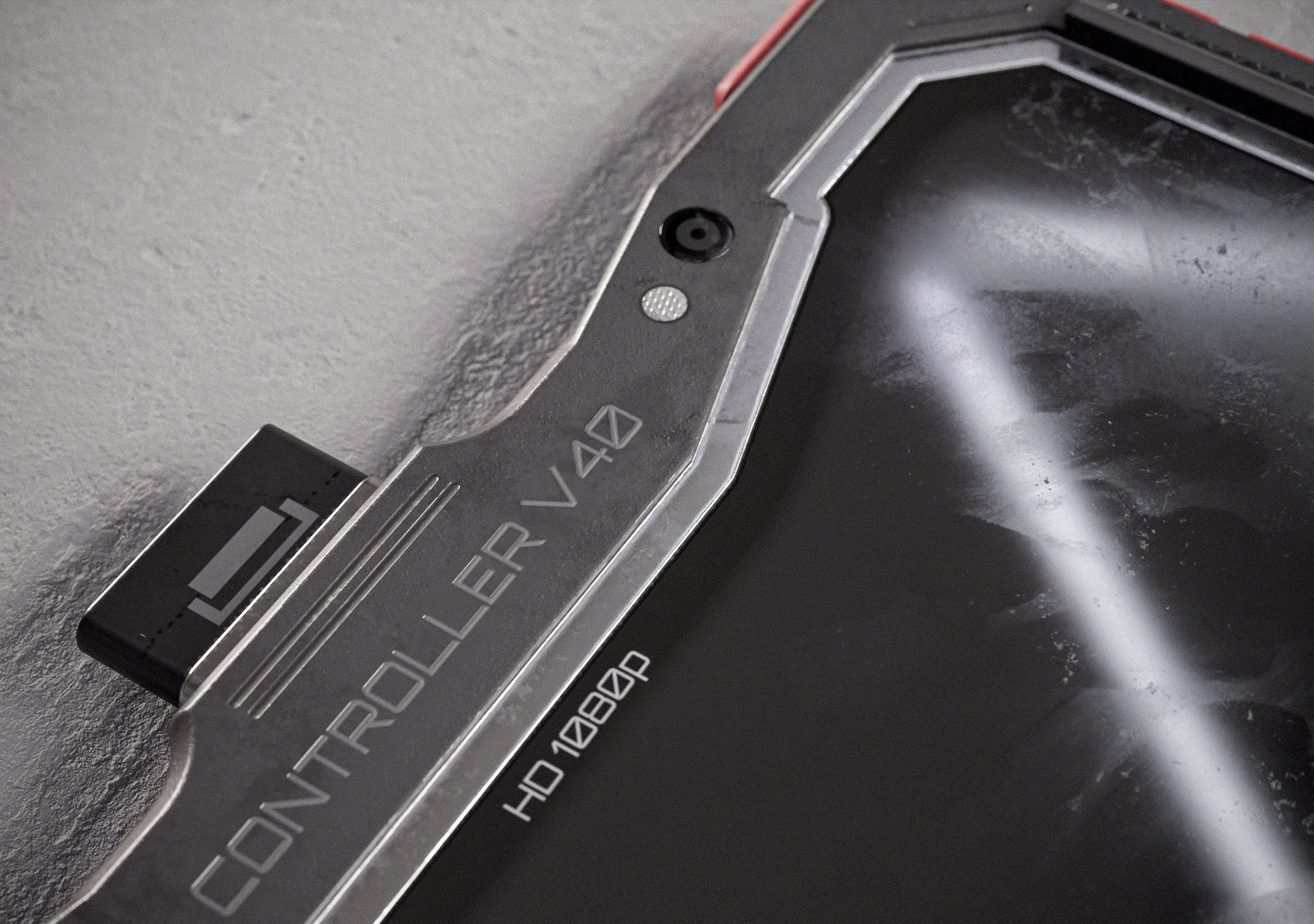 Sci-fi Military Controller V40 PBR Low-poly 3D model_10