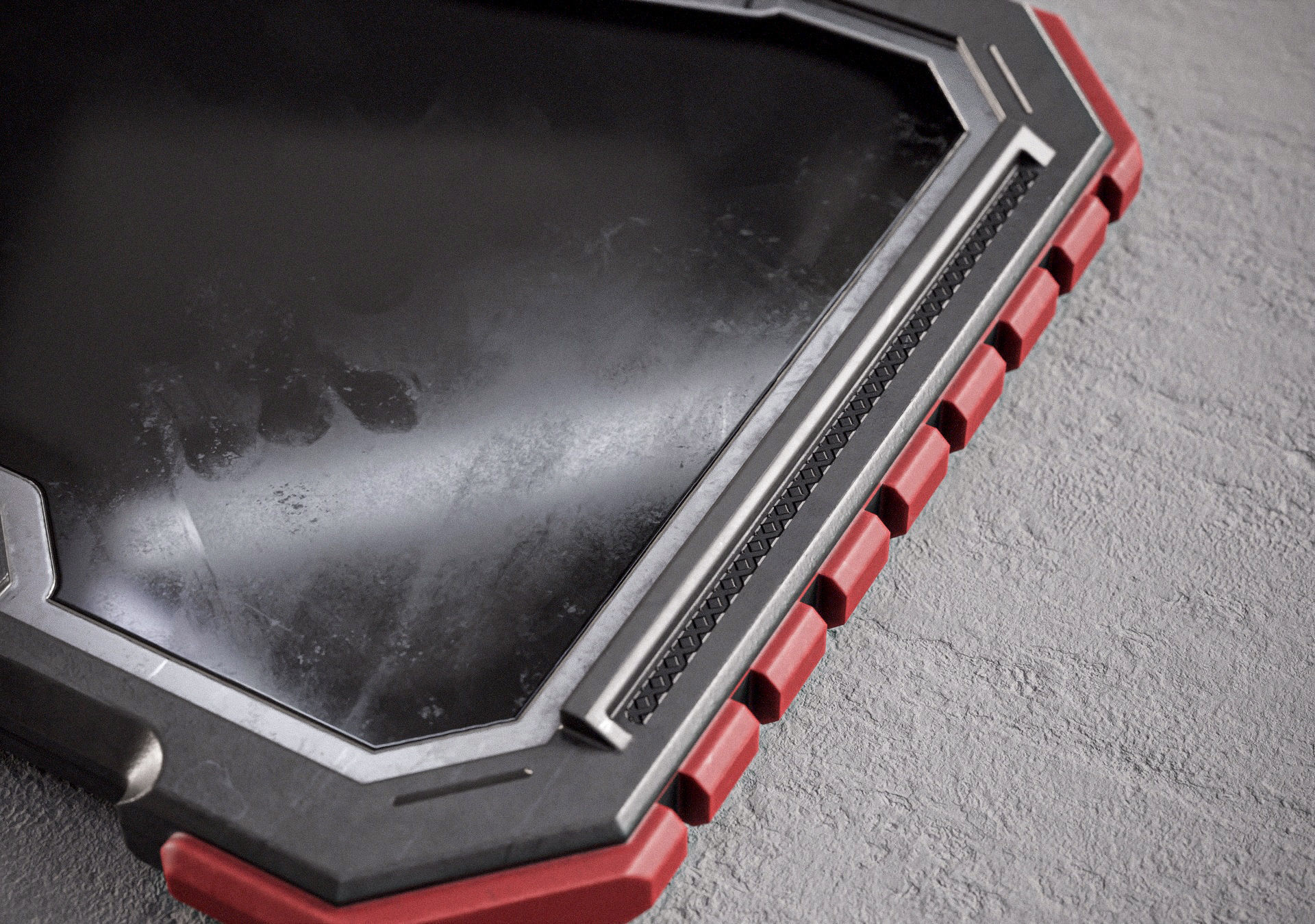 Sci-fi Military Controller V40 PBR Low-poly 3D model_9