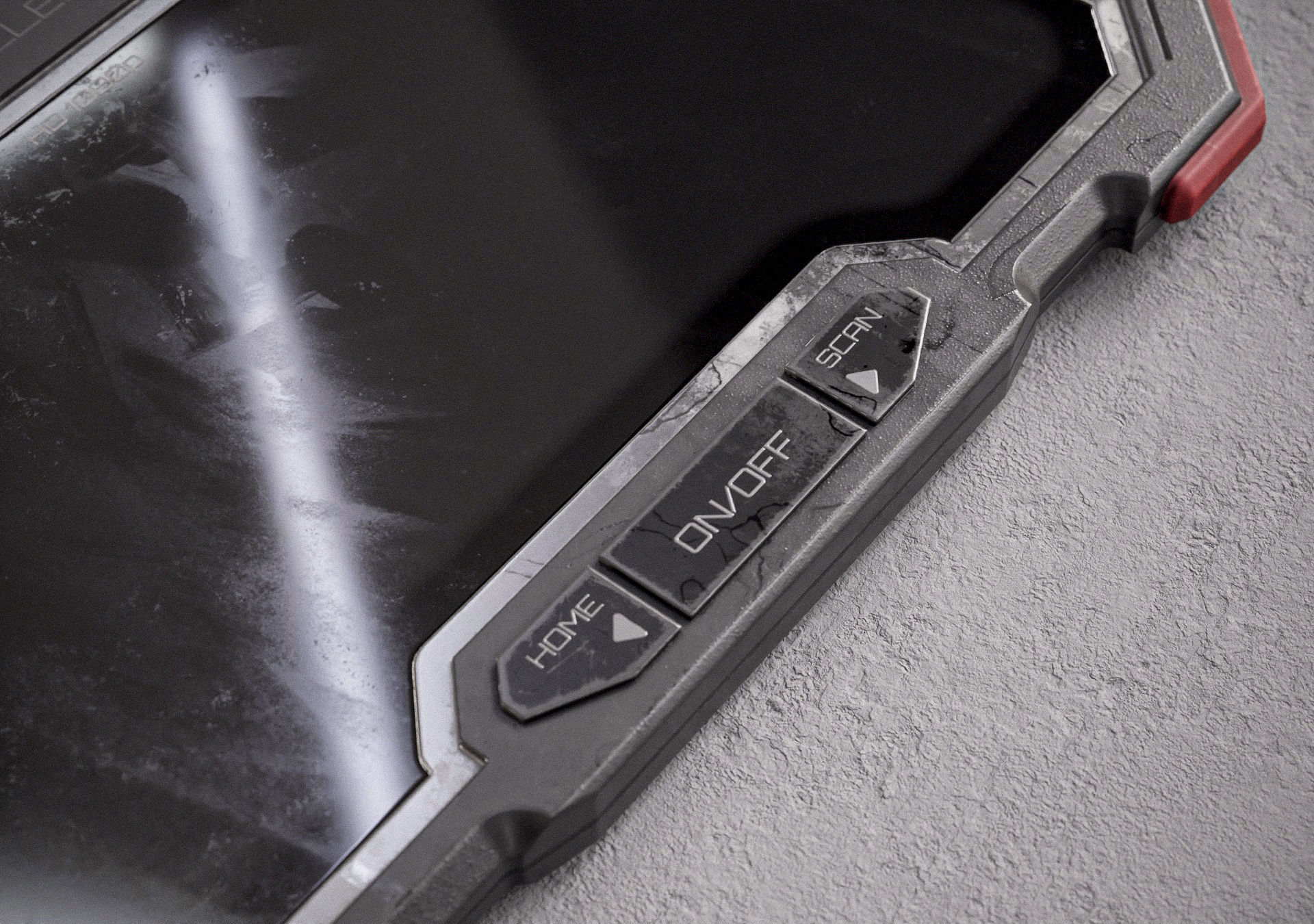 Sci-fi Military Controller V40 PBR Low-poly 3D model_8