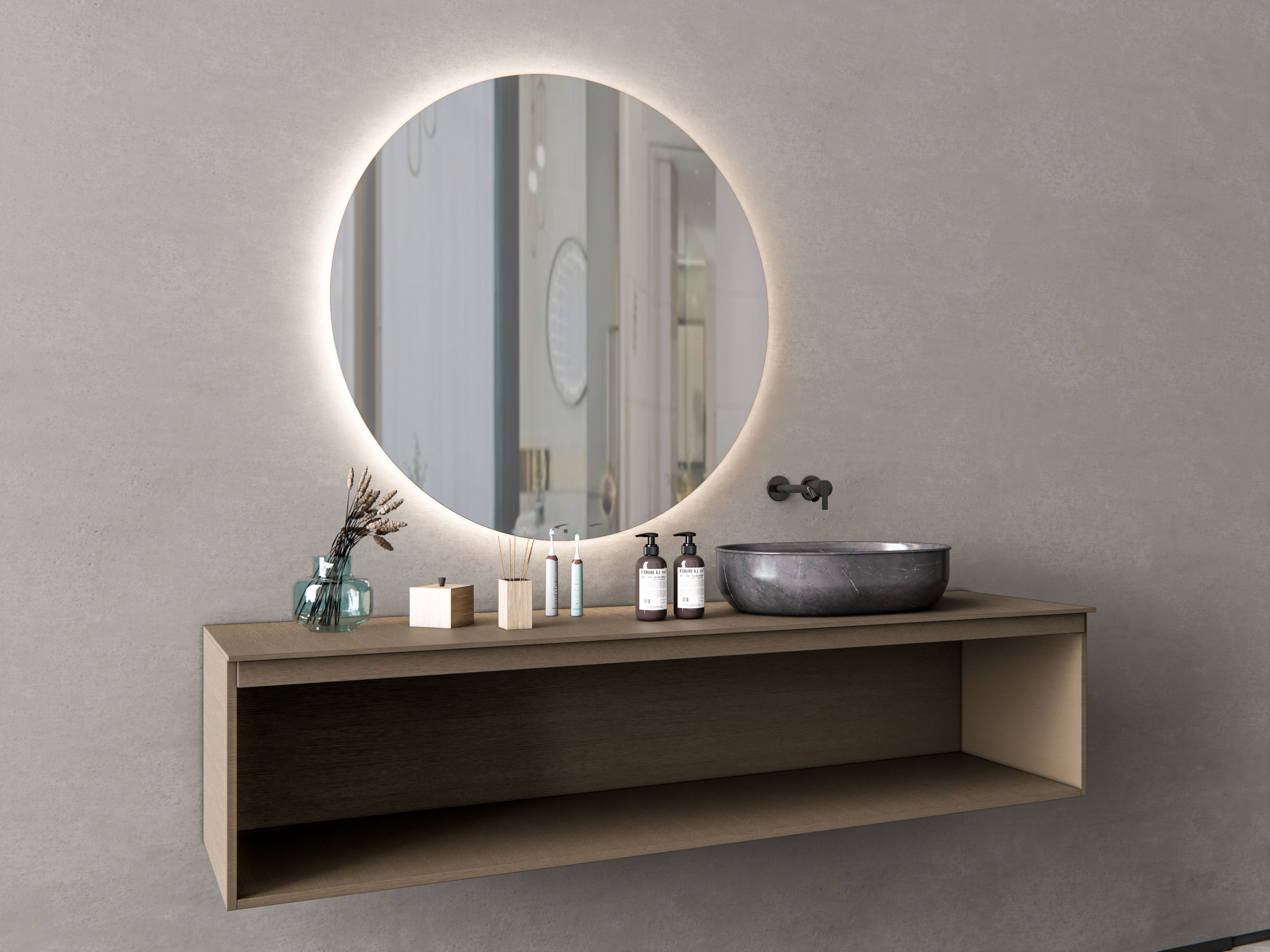 Vanity bathroom set 11 3D model_5