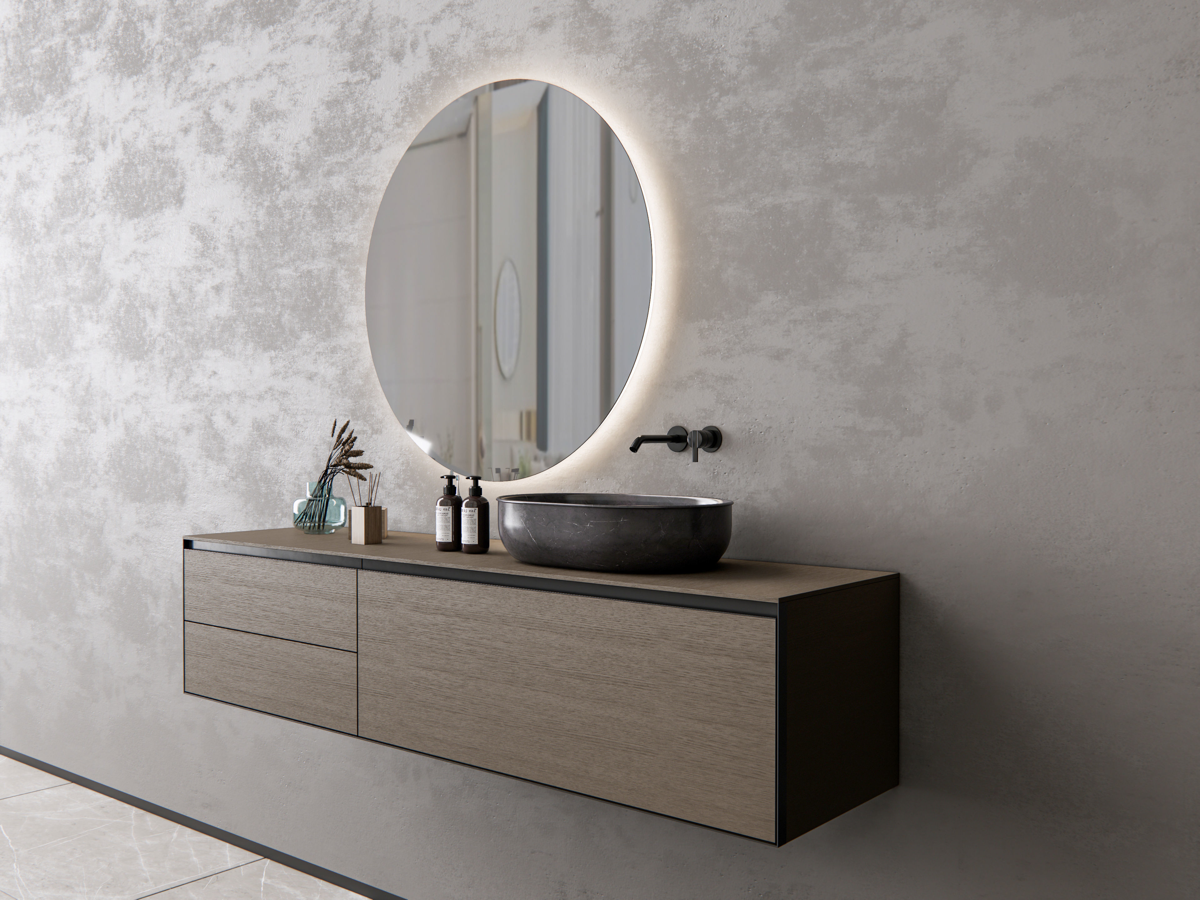Vanity bathroom set 11 3D model_8