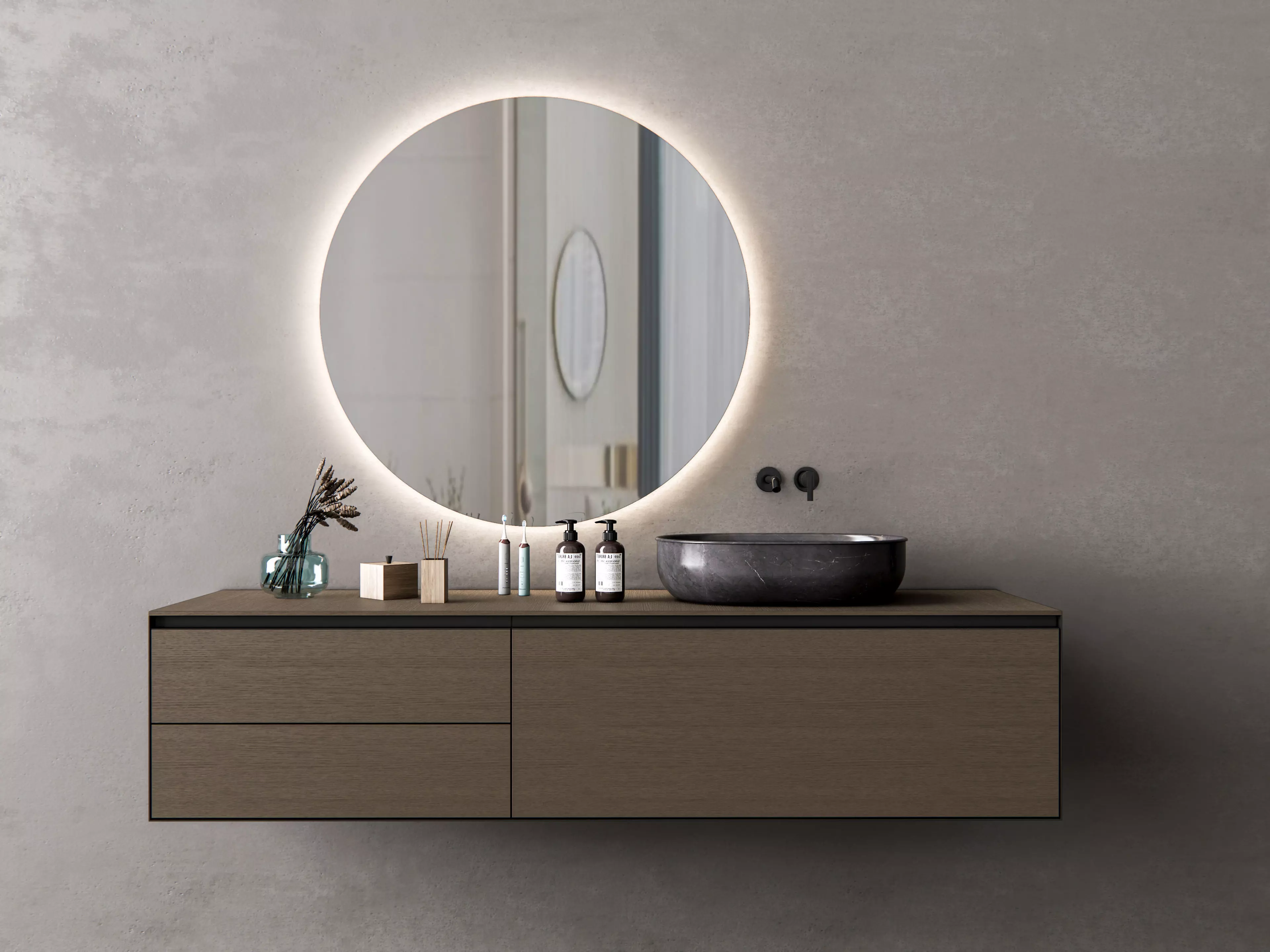 Vanity bathroom set 11 3D model_0