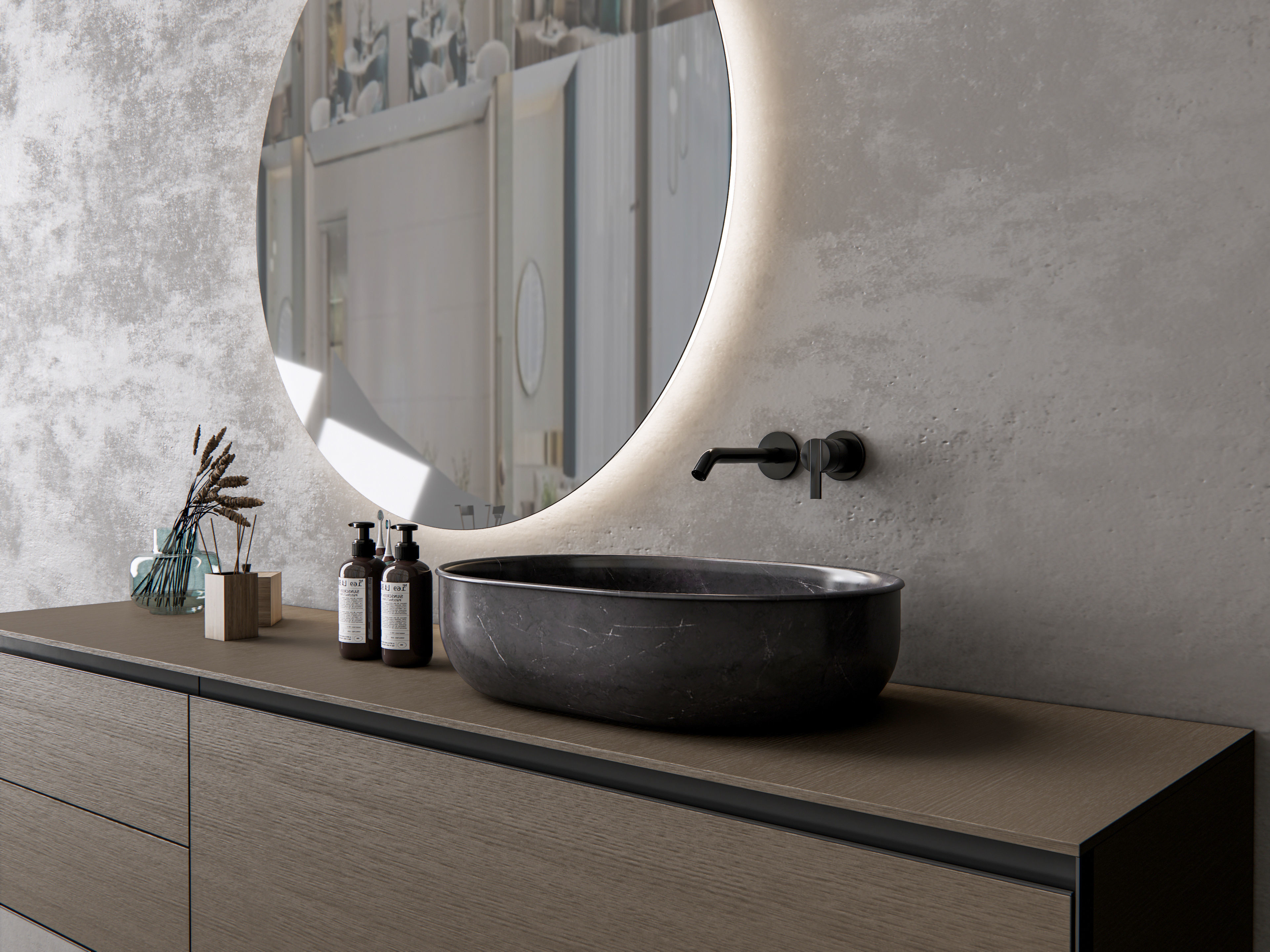 Vanity bathroom set 11 3D model_9