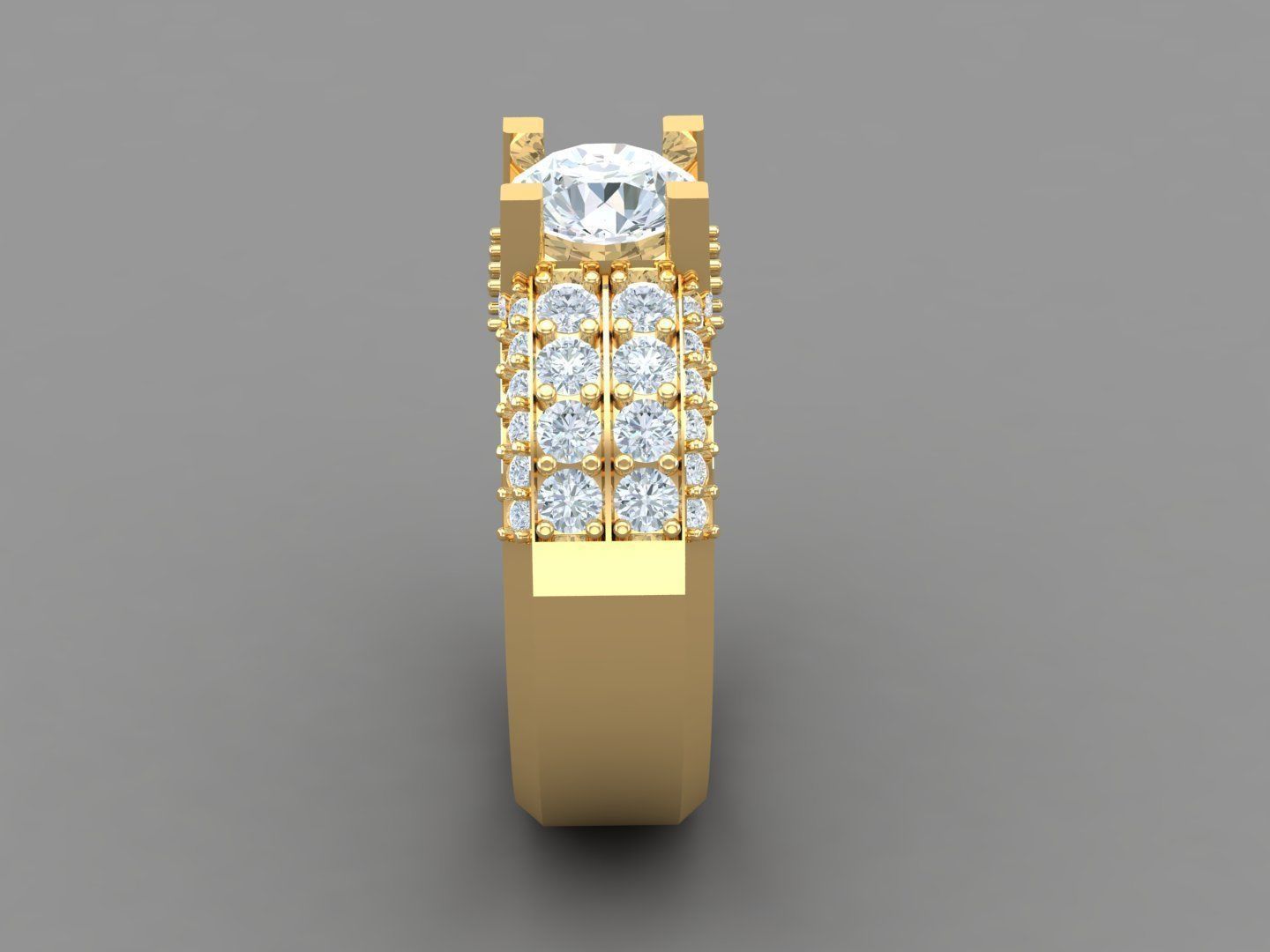 Man Ring Cad MR  6 3D print model_3