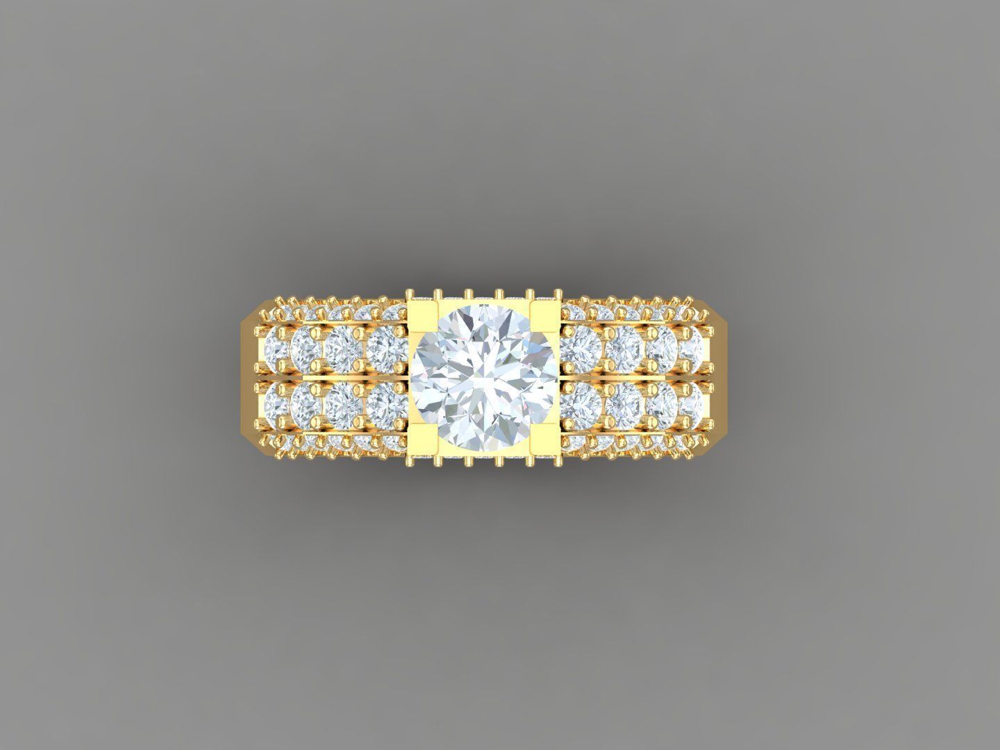 Man Ring Cad MR  6 3D print model_4