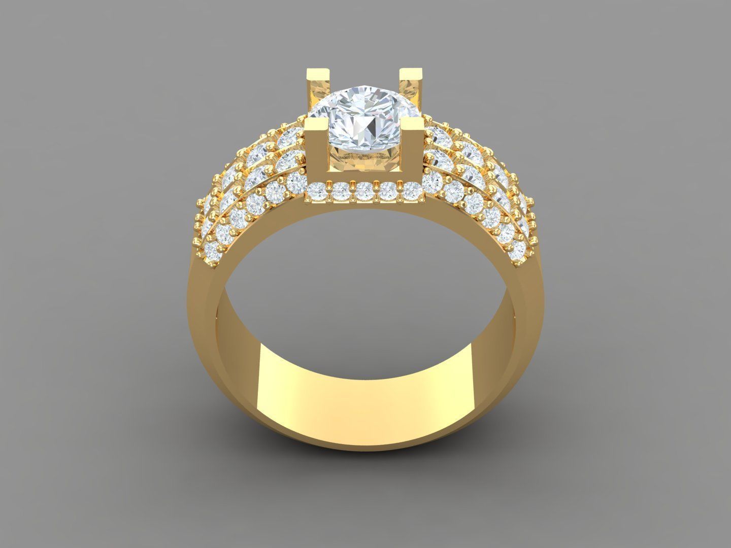 Man Ring Cad MR  6 3D print model_2