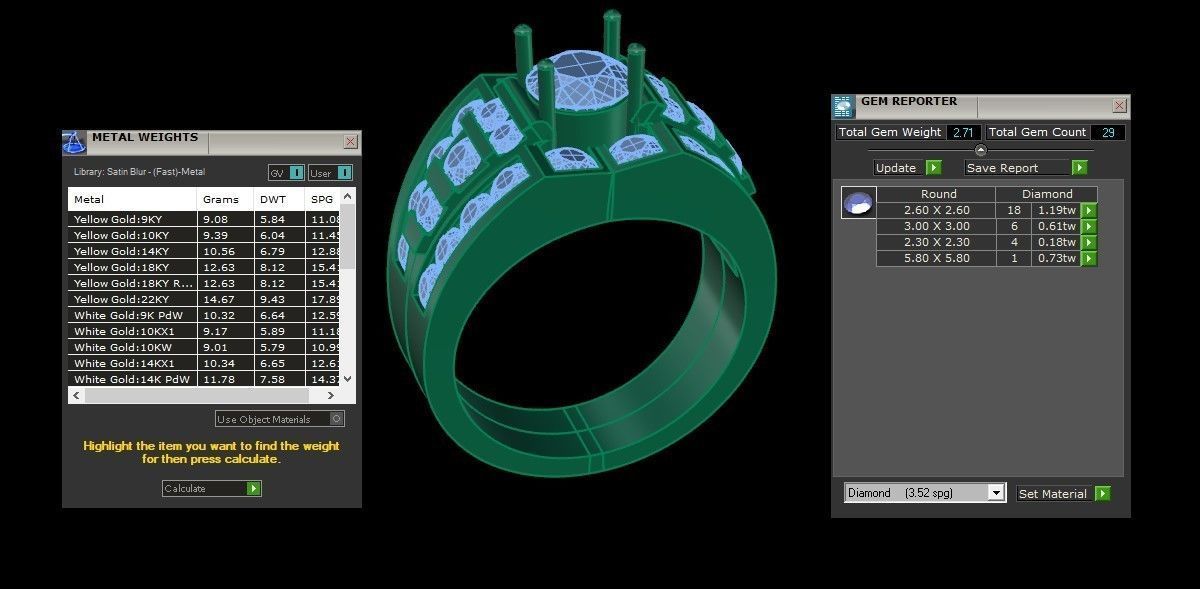 Man Ring Cad MR 50 3D print model_2