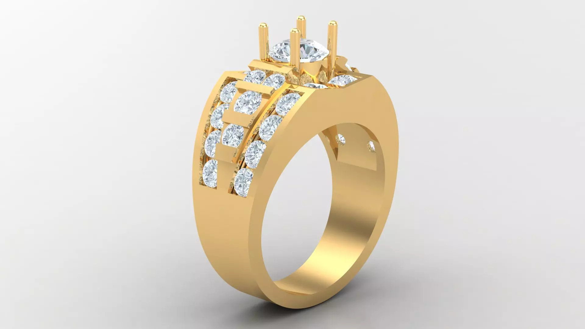 Man Ring Cad MR 50 3D print model_0
