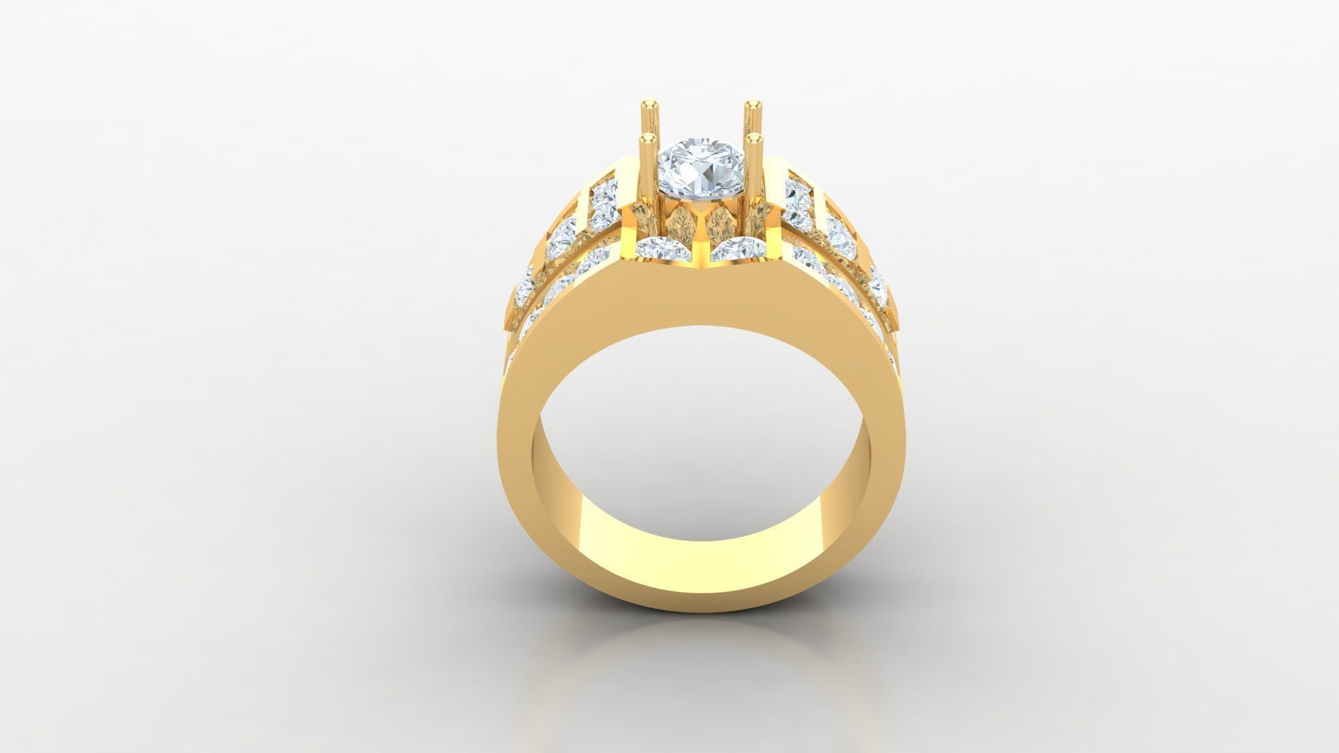 Man Ring Cad MR 50 3D print model_4