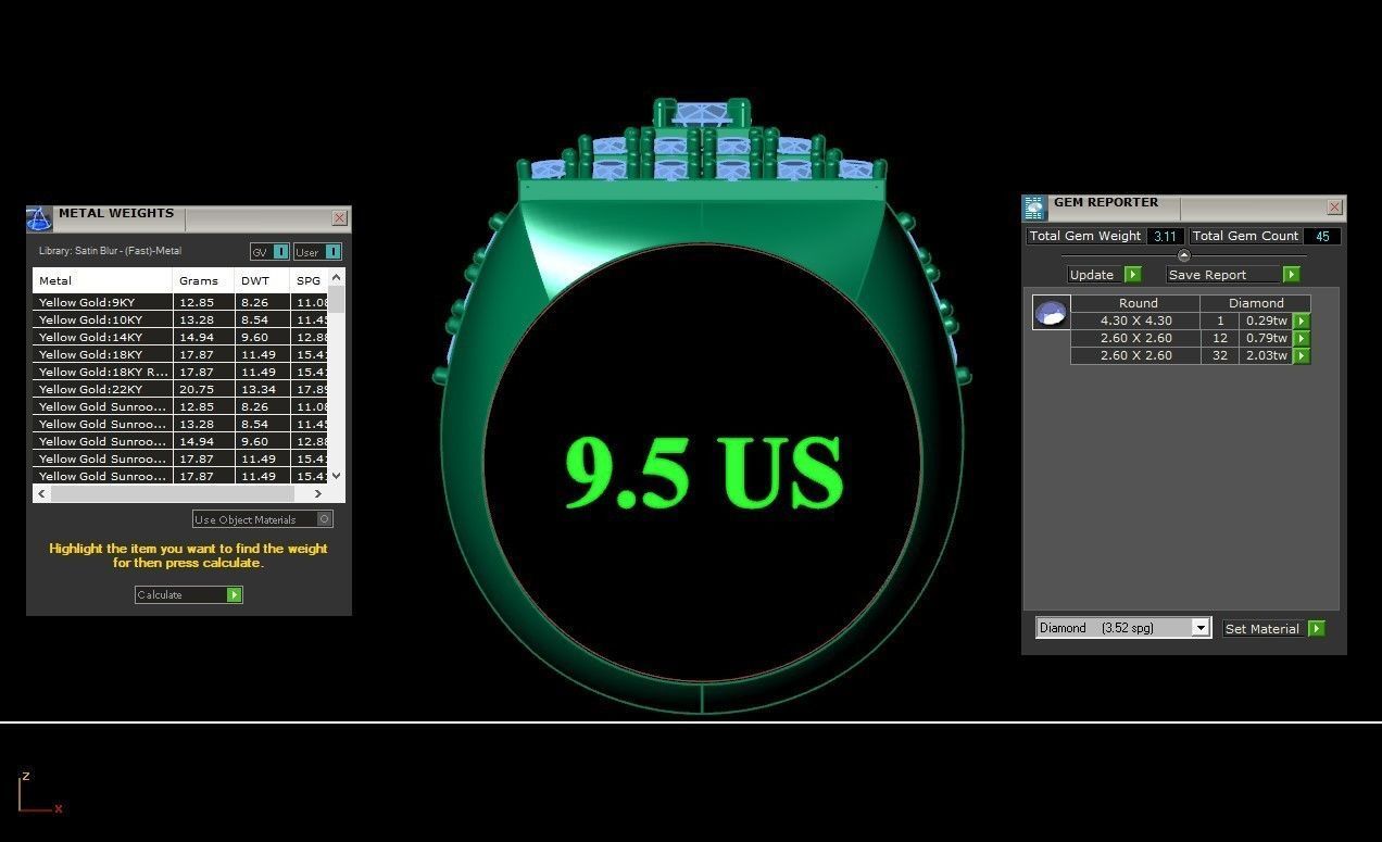 Man Ring Cad MR 5 3D print model_2