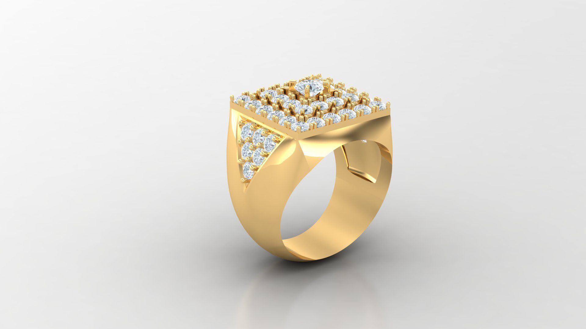 Man Ring Cad MR 5 3D print model_3