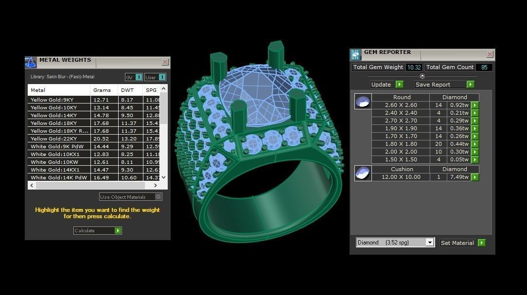 Man Ring Cad MR 48 3D print model_2