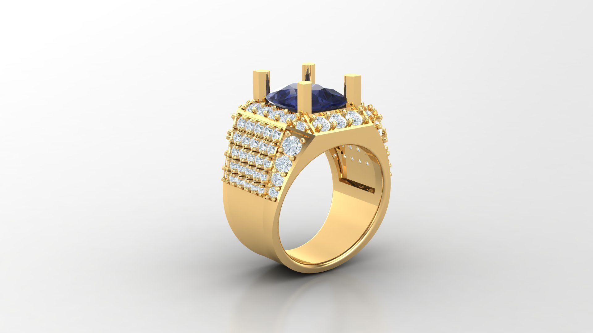 Man Ring Cad MR 48 3D print model_3