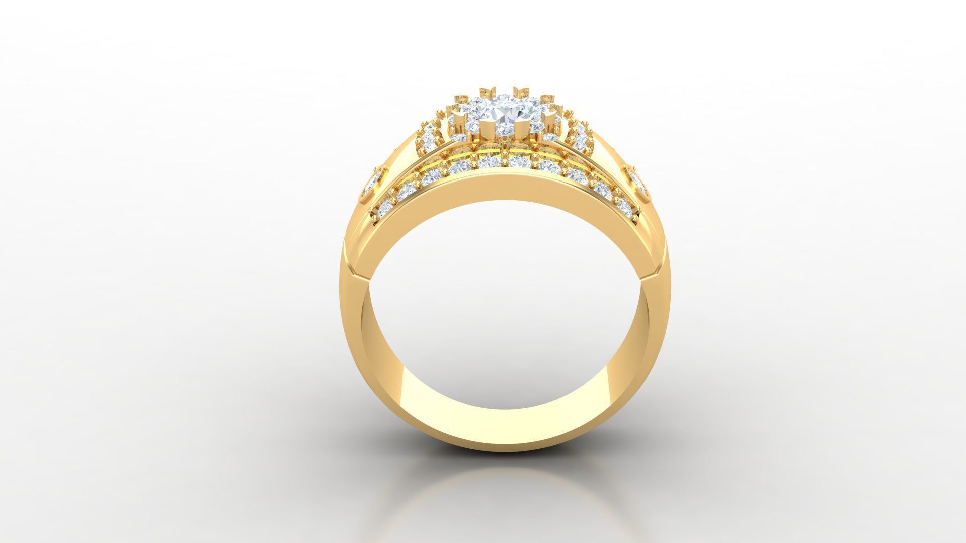 Man Ring Cad MR 47 3D print model_4