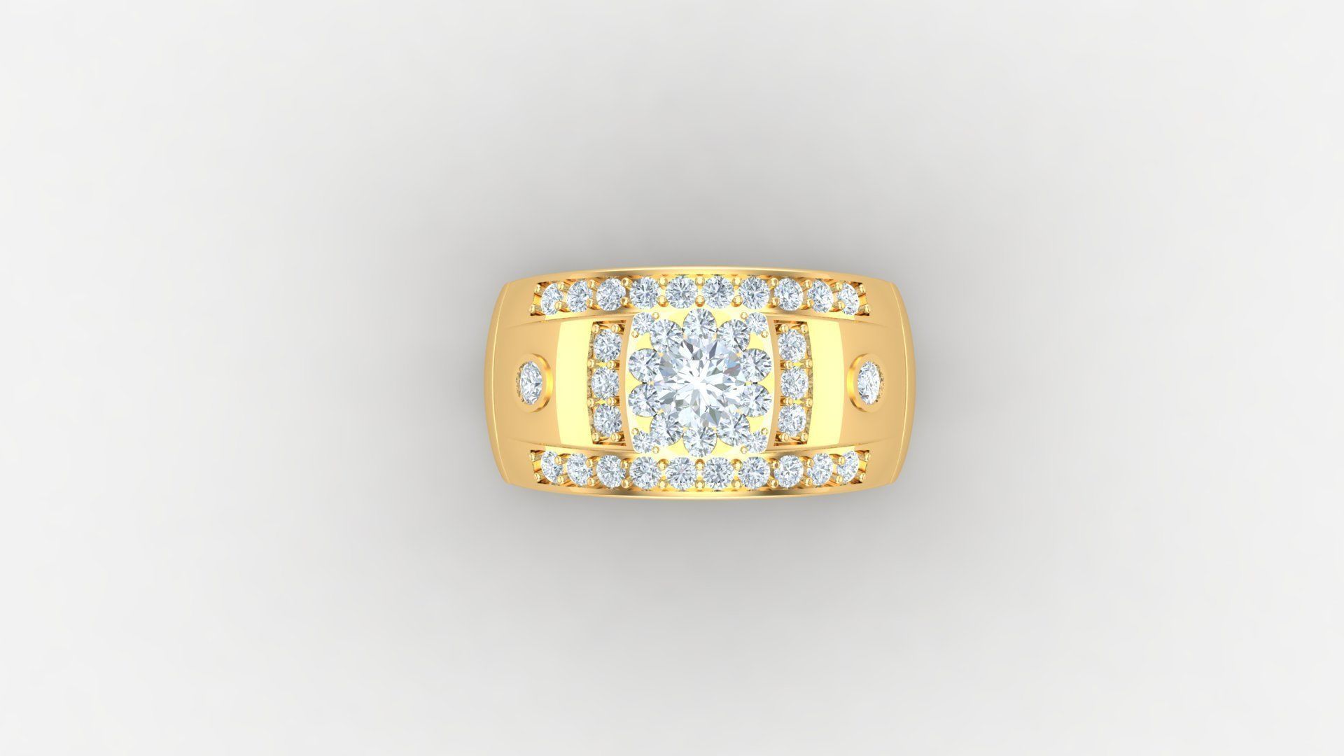 Man Ring Cad MR 47 3D print model_6