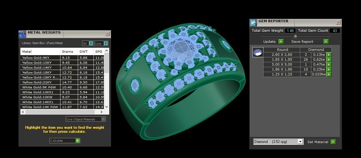 Man Ring Cad MR 47 3D print model_2