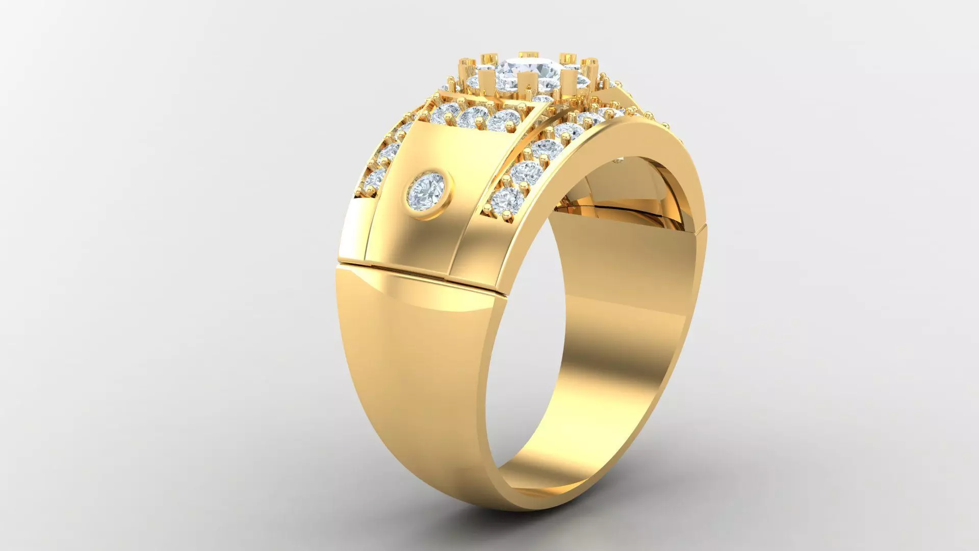 Man Ring Cad MR 47 3D print model_0