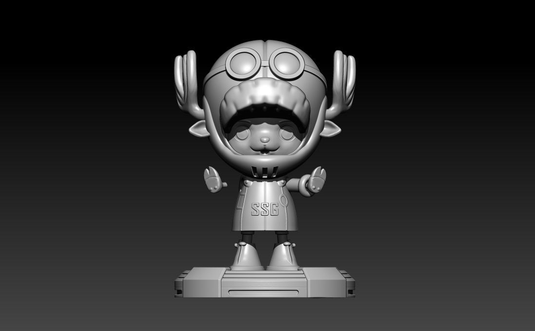 CHOPPER EGGHEAD - ONE PIECE FANART 3D print model_2