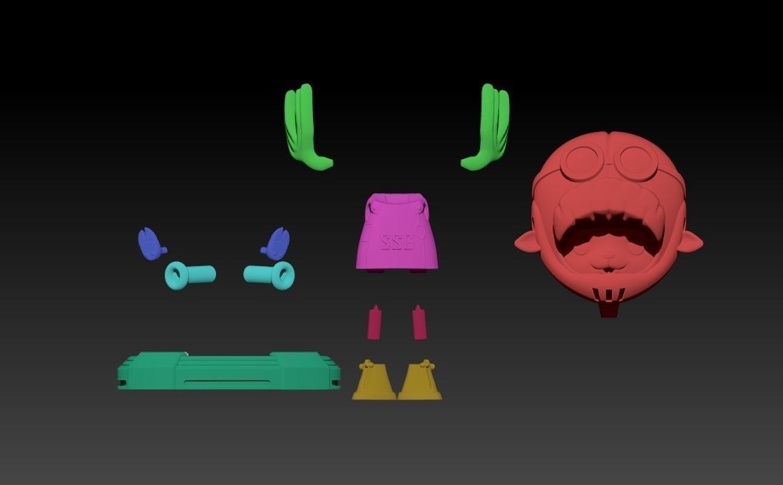 CHOPPER EGGHEAD - ONE PIECE FANART 3D print model_4