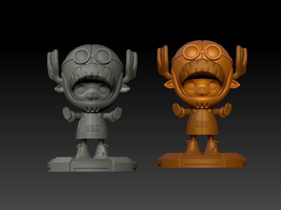 CHOPPER EGGHEAD - ONE PIECE FANART 3D print model_3