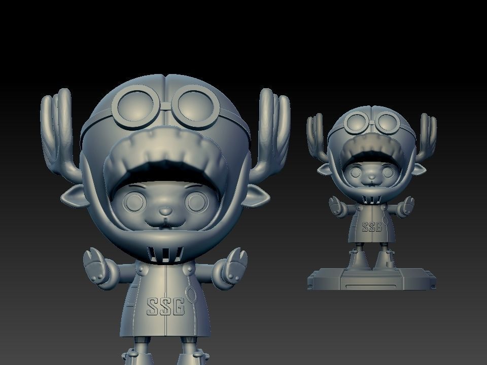 CHOPPER EGGHEAD - ONE PIECE FANART 3D print model_1