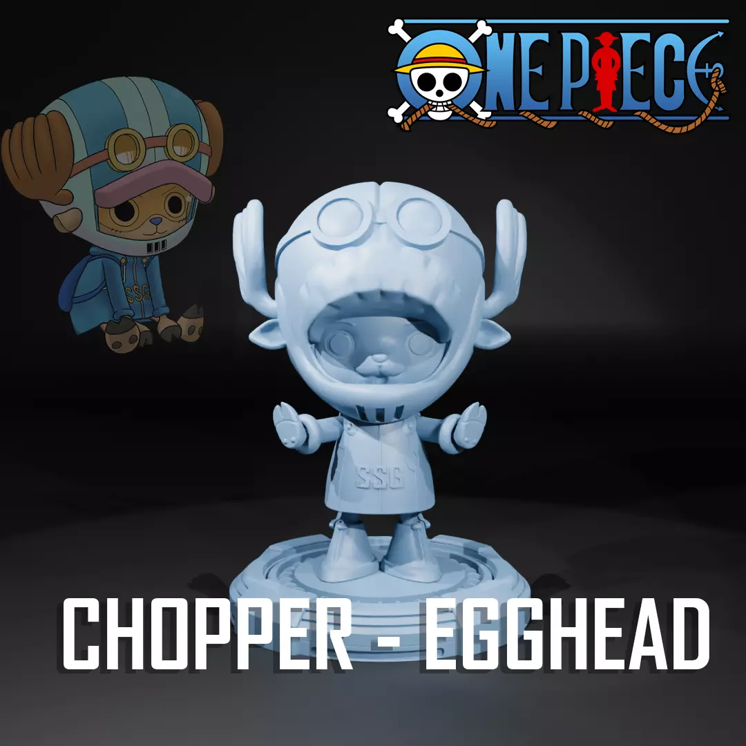 CHOPPER EGGHEAD - ONE PIECE FANART 3D print model_0