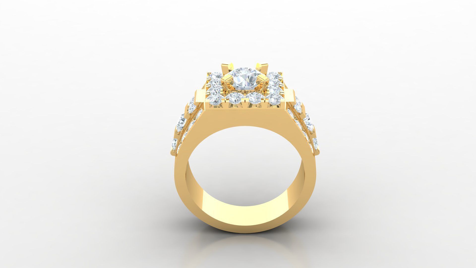 Man Ring Cad MR  38 3D print model_4