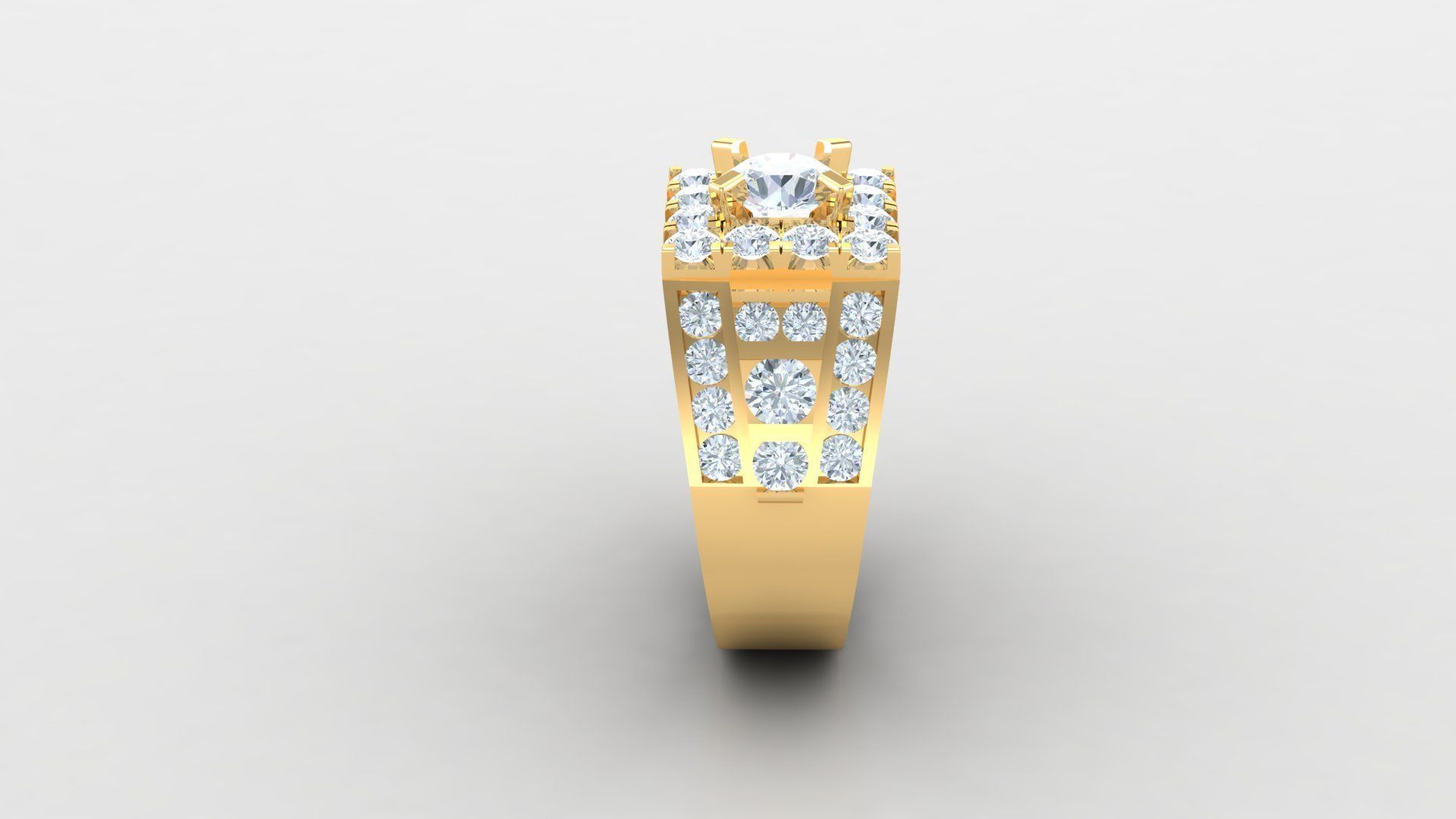 Man Ring Cad MR  38 3D print model_5