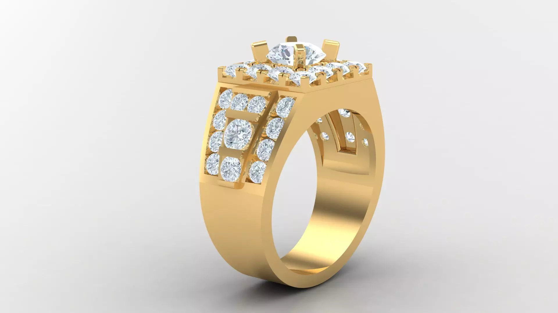 Man Ring Cad MR  38 3D print model_0