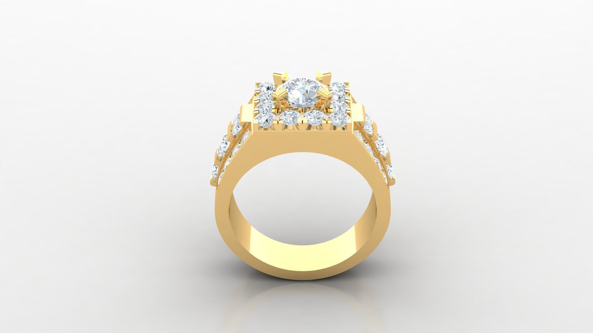 Man Ring Cad MR 37 3D print model_2
