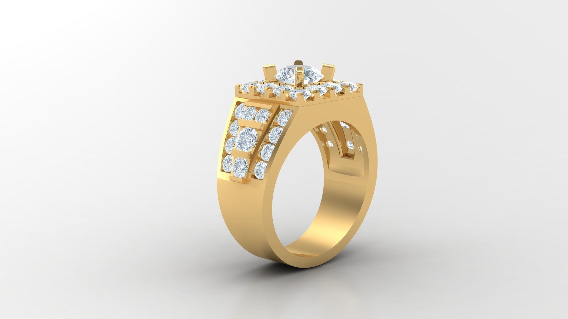 Man Ring Cad MR 37 3D print model_1