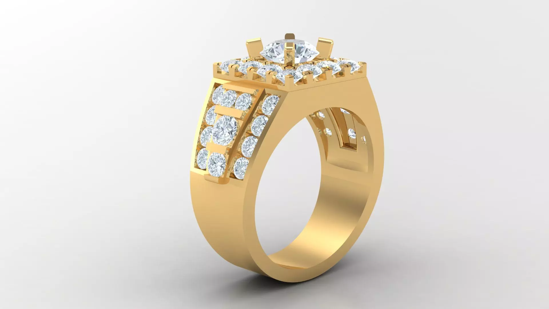 Man Ring Cad MR 37 3D print model_0