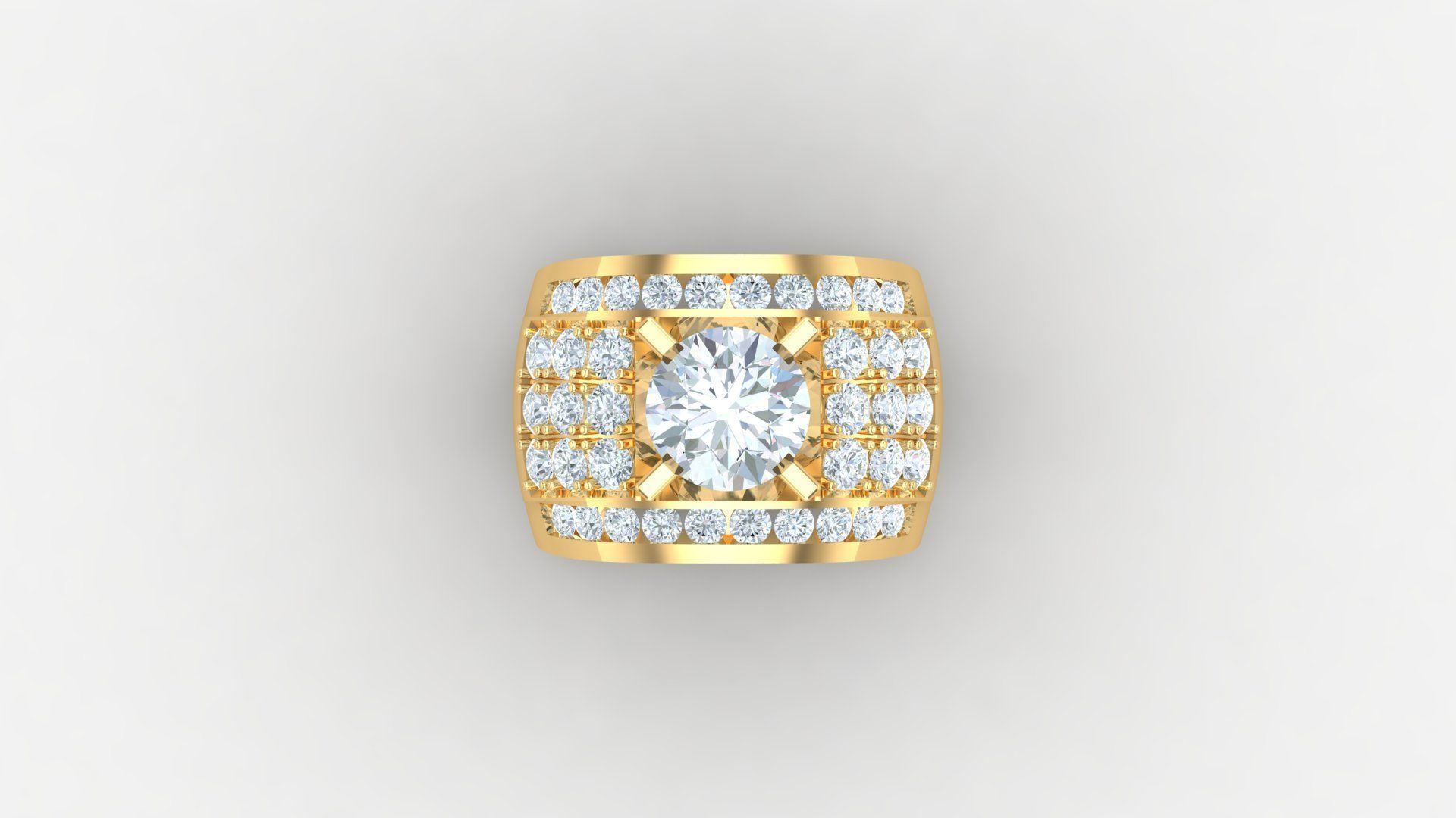 Man Ring Cad MR  34 3D print model_6