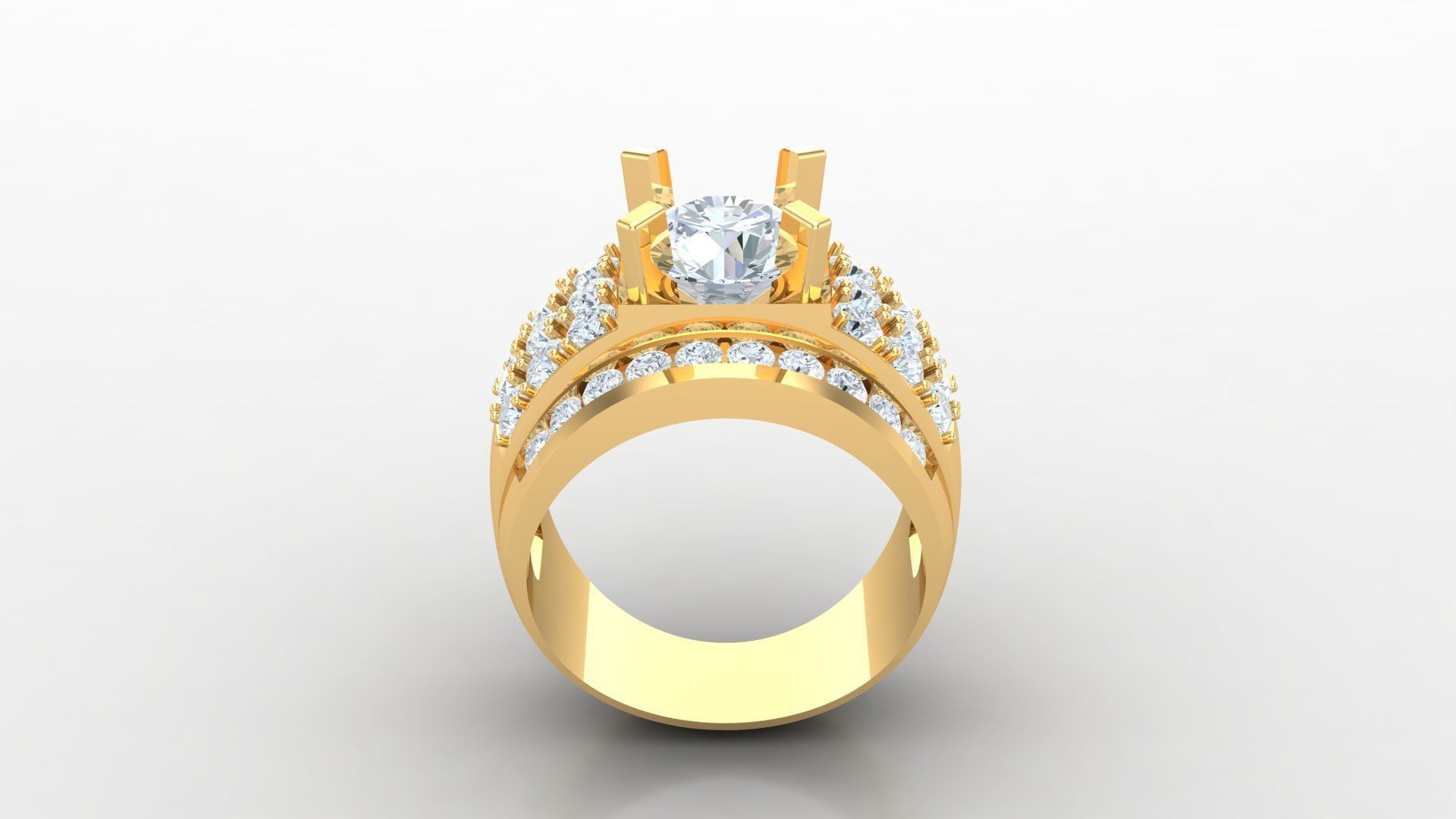 Man Ring Cad MR  34 3D print model_4