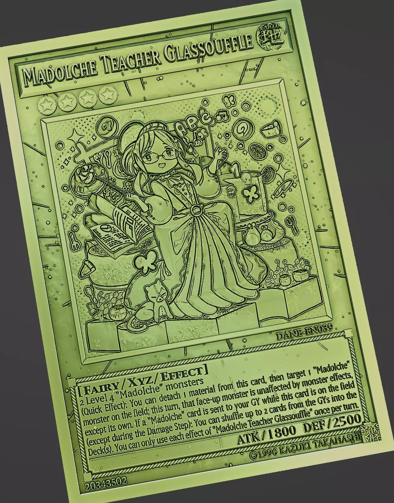 MADOLCHE TEACHER GLASSOUFFLE - YU-GI-OH 3D print model