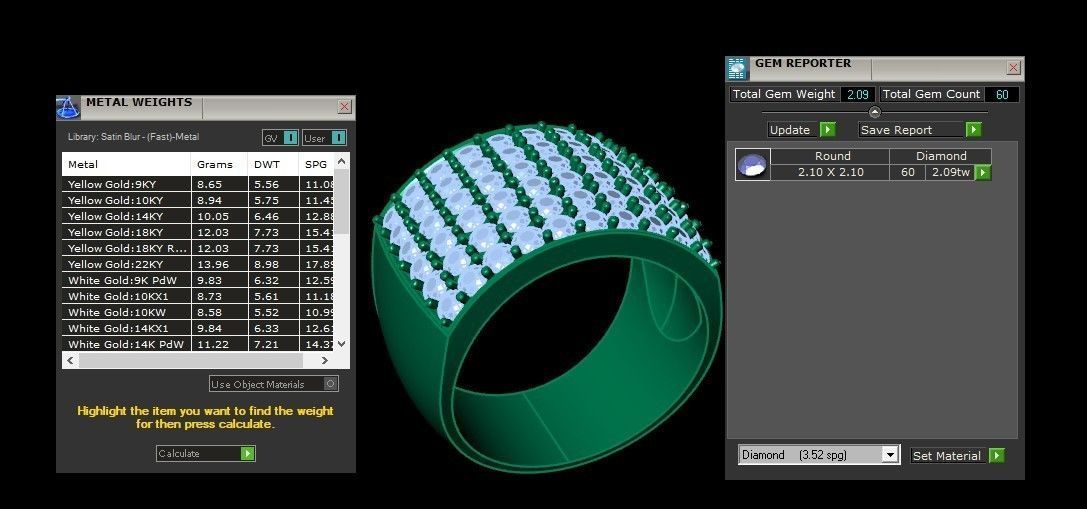 Man Ring Cad MR 32 3D print model_2