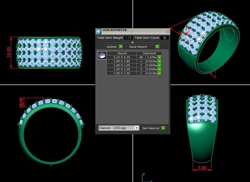 Man Ring Cad MR  31 3D print model_1