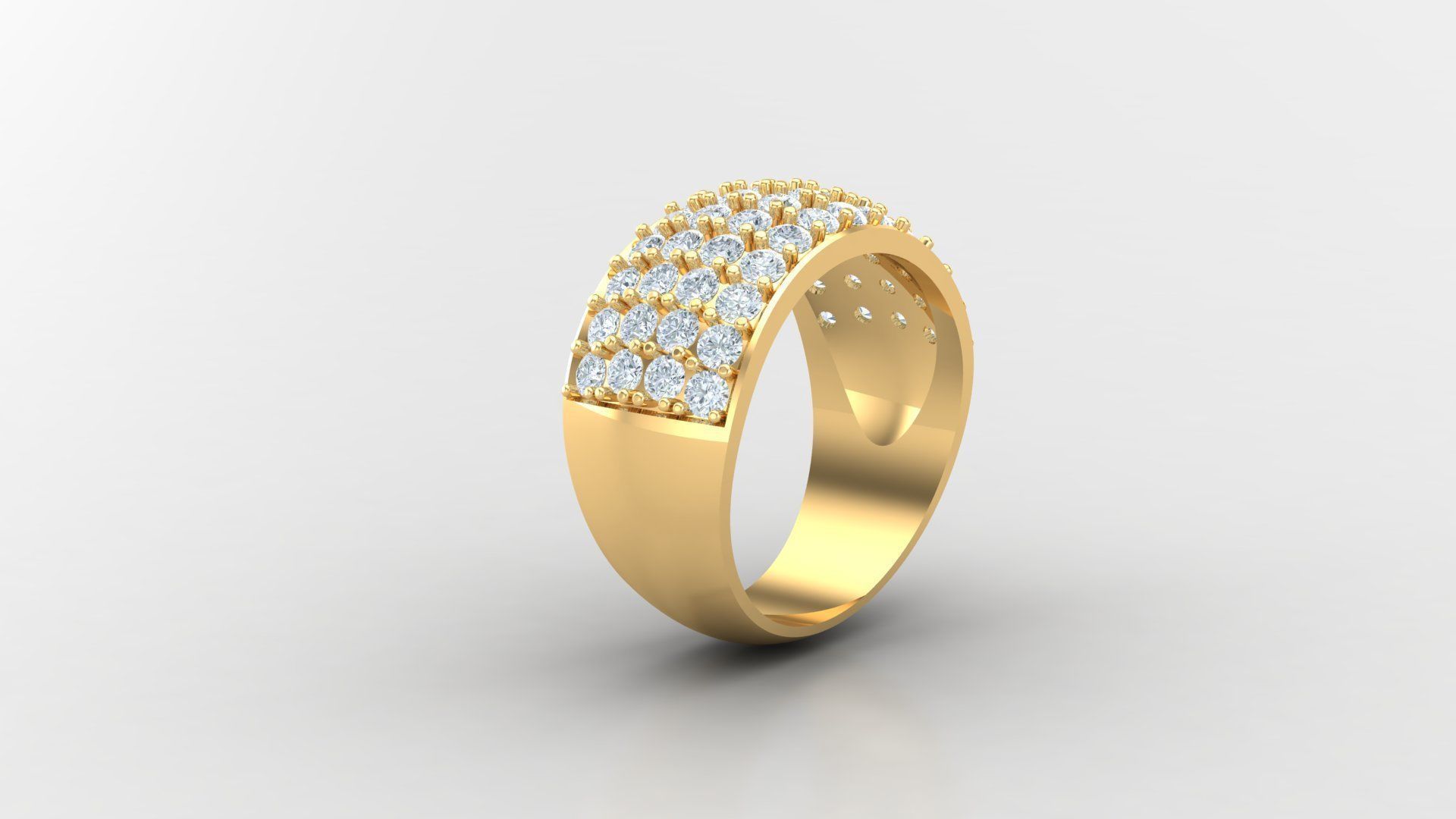 Man Ring Cad MR  31 3D print model_3